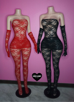 “Ur mine” 3 piece lace set w/ gloves