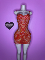 “Sun Goddess” multicolor bling dress