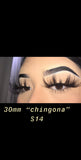 “Chingona” luxury mink lashes 30mm